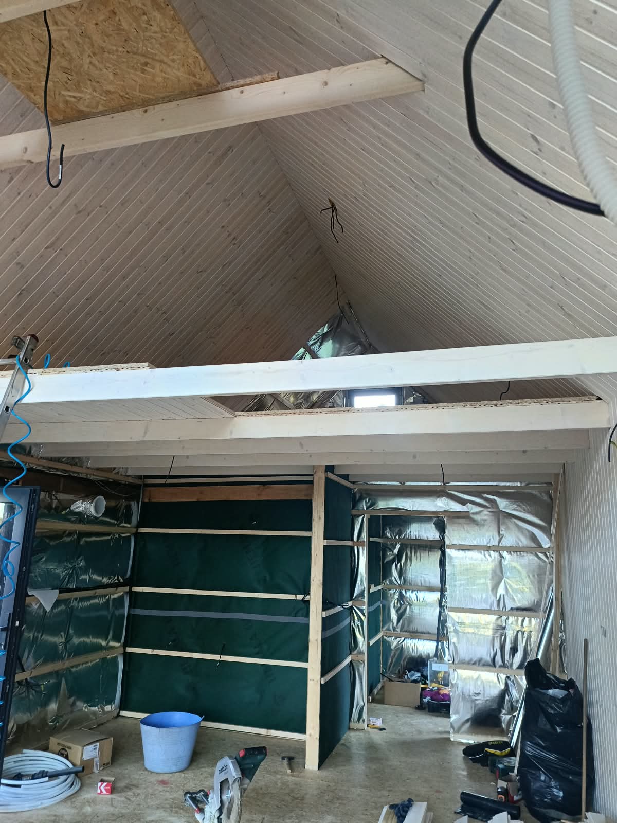 Vorbereitung der Räume für den Innenausbau